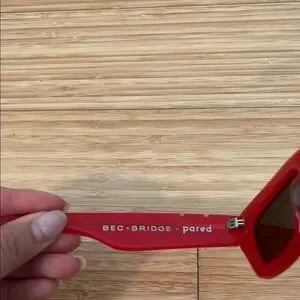Bec & Bridge | Accessories | Bec Bridge Red Sunglasses  display picture 1